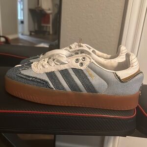 Adidas Samba Denim Sneakers